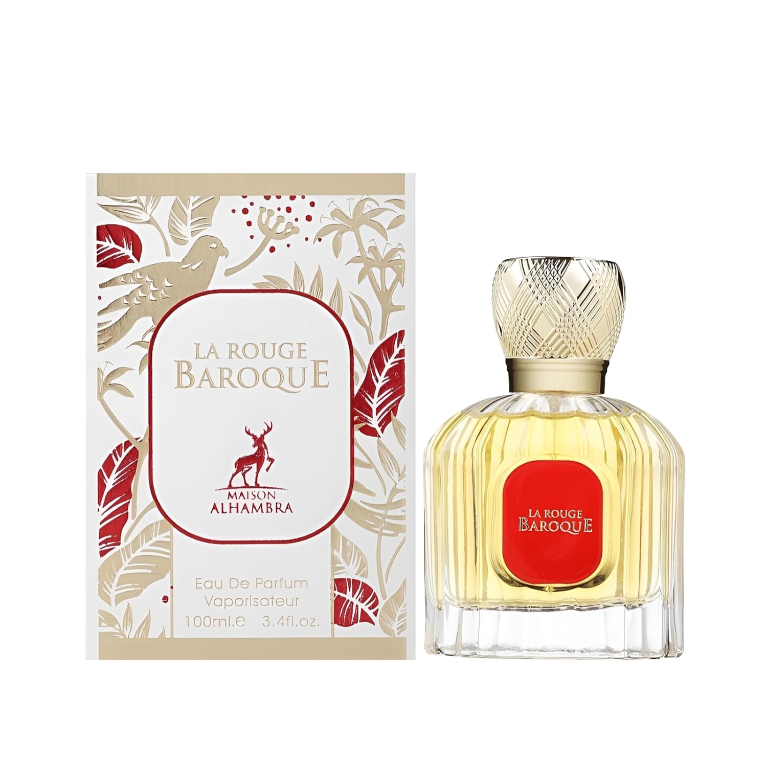 Maison Alhambra La Rouge Baroque – Floral, Woody, Amber, Musky – Eau de Parfum Long-Lasting Fragrance for Unisex, 3.4 Ounce / 100 ml - Image 2
