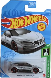 Hot Wheels Nissan Leaf Nismos RC 02, [Silver] 217/250 Green Speed 5/5