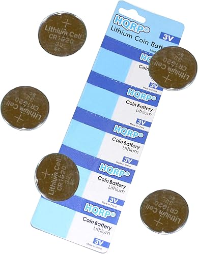 HQRP Paquete de 5 baterías de litio compatibles con Casio Waveceptor WV50H-8AV / WV-57H / WV57HA1AV