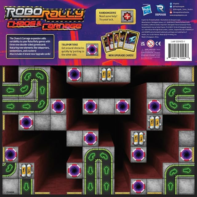 Foto 2 de 5 de Renegade Game Studios: Robo Rally: expansión Chaos & Carnage