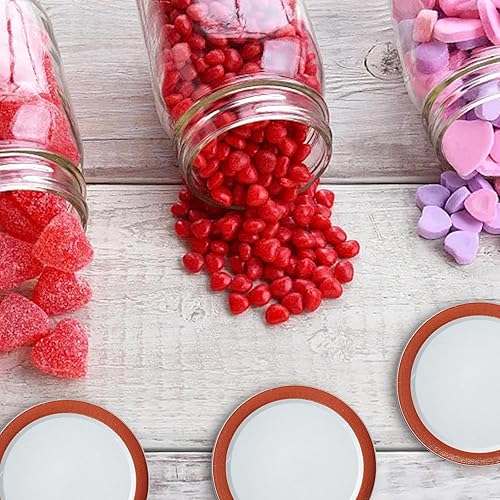 Miniatura 3 de 30 tapas para tarros de conserva, tapas anchas de boca regular para frascos de bola, Kerr y otras marcas de tapas de conservas de boca ancha a