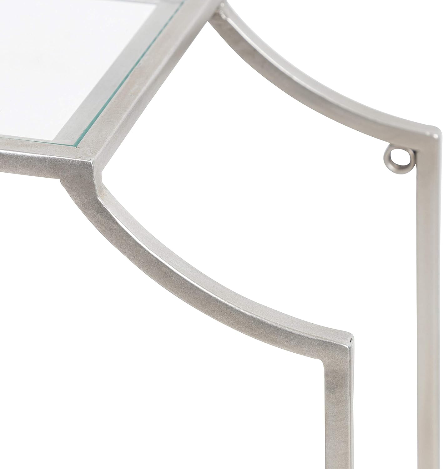 80% Off Discount Kate and Laurel Ciel Modern Wall Shelf, Set of 2, Silver, Glam Wall Shelves for Display and Storage New Deal Kate and Laurel Ciel Modern Wall Shelf, Set of 2, Silver, Glam Wall Shelves for Display and Storage