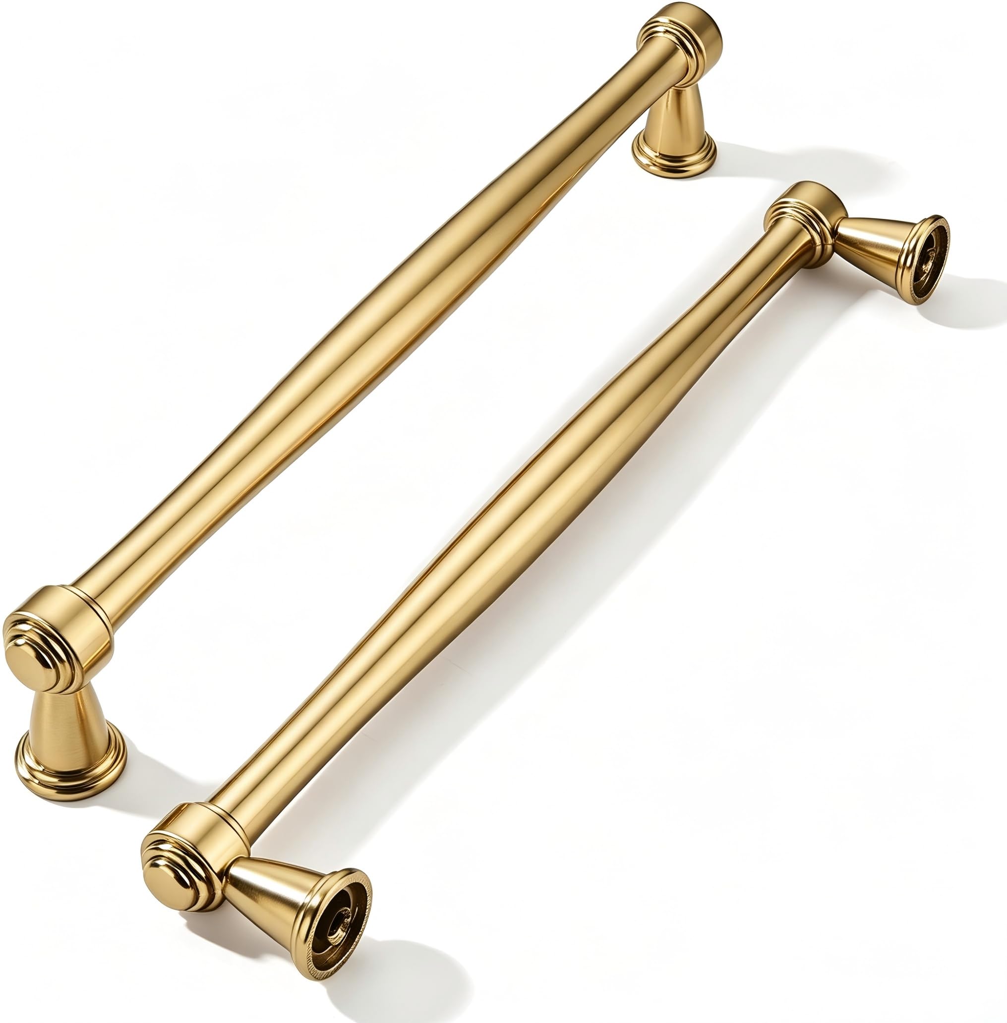 Brushed Brass Cabinet Pulls - Kitchen Hardware -16