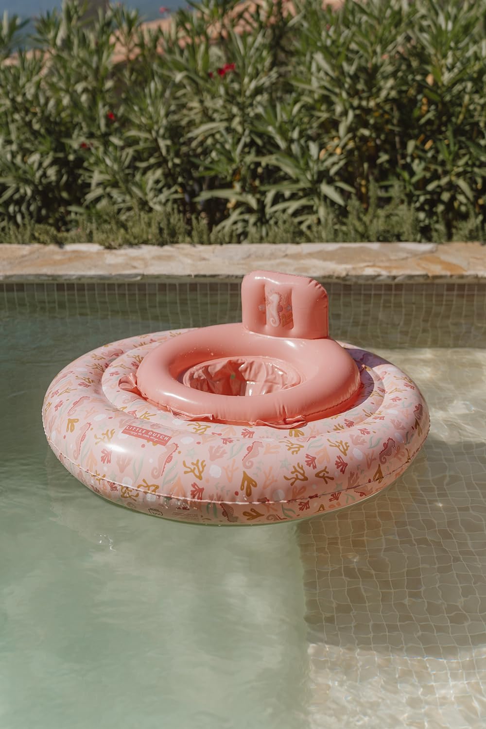 Little Dutch Schwimmsitz Schwimmring für Babys Kleinkinder Mädchen rosa - Ocean Dreams