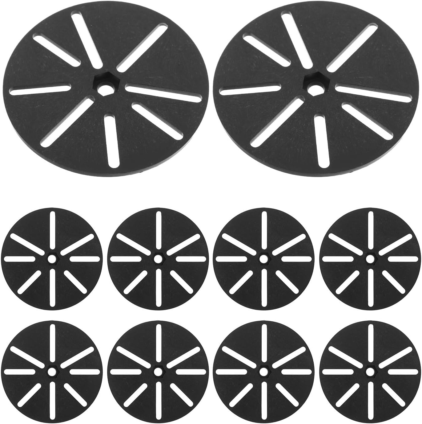 Ciieeo 10pcs Security Camera Mounting Base with Plastic Flat Design for Secure Camera Placement and Universal Compatibility Accessories for Home Use