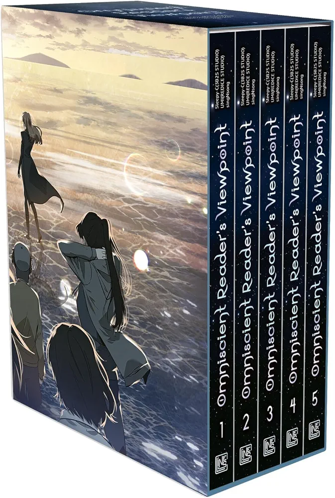 Omniscient Reader's Viewpoint - Bände 1-5 im limitierten Sammelschuber mit Extras: Survival-Fantasy-Manhwa über einen Mann, der den Verlauf der Apokalypse vorhersieht