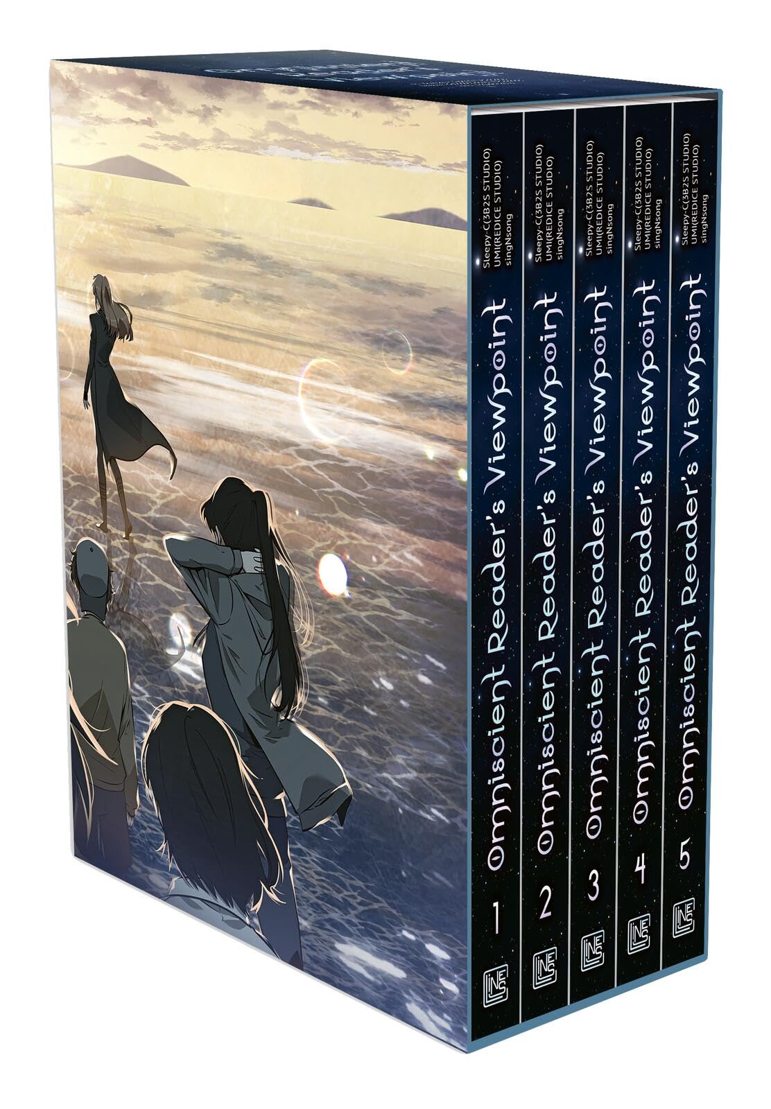 Omniscient Reader's Viewpoint - Bände 1-5 im limitierten Sammelschuber mit Extras: Survival-Fantasy-Manhwa über einen Mann, der den Verlauf der Apokalypse vorhersieht
