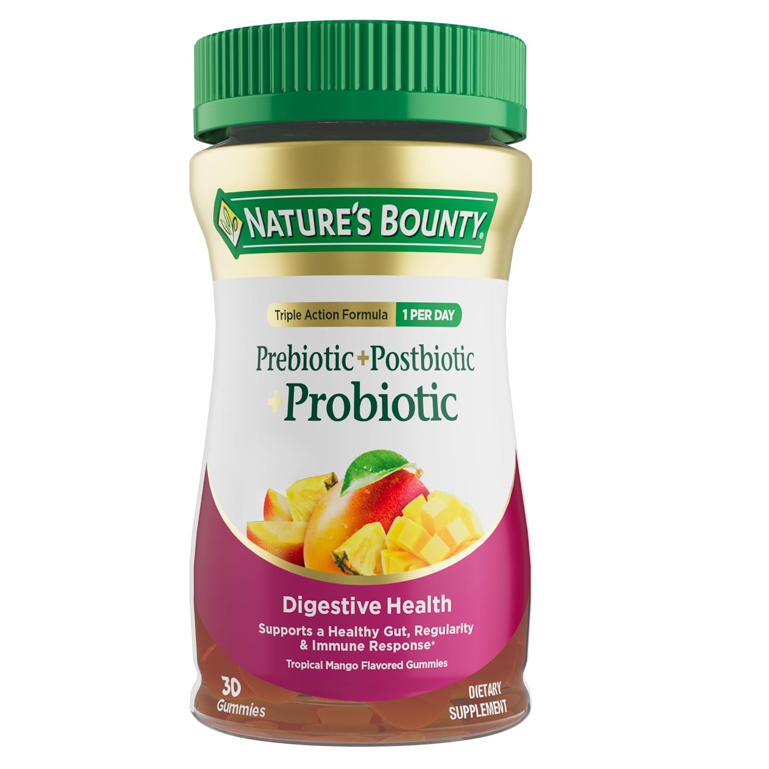 Nature’s Bounty Pre + Pro + Postbiotic...