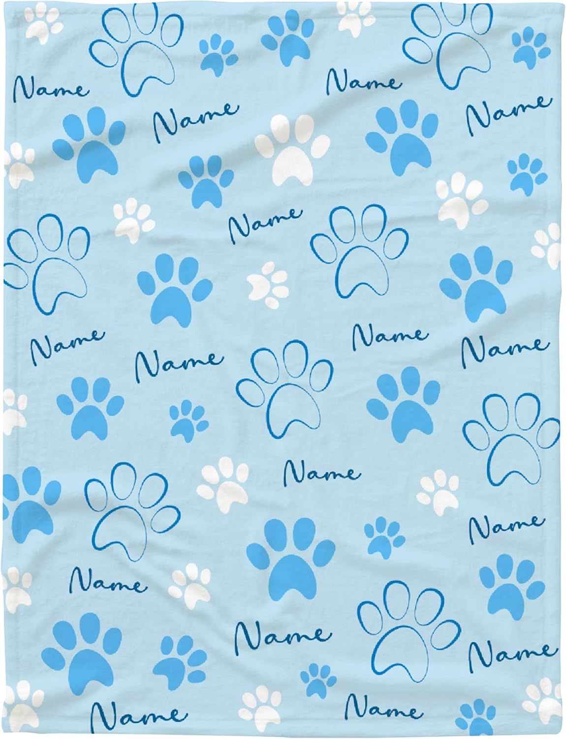 Custom Pet Name Blanket Personalized Dogs Blanket
