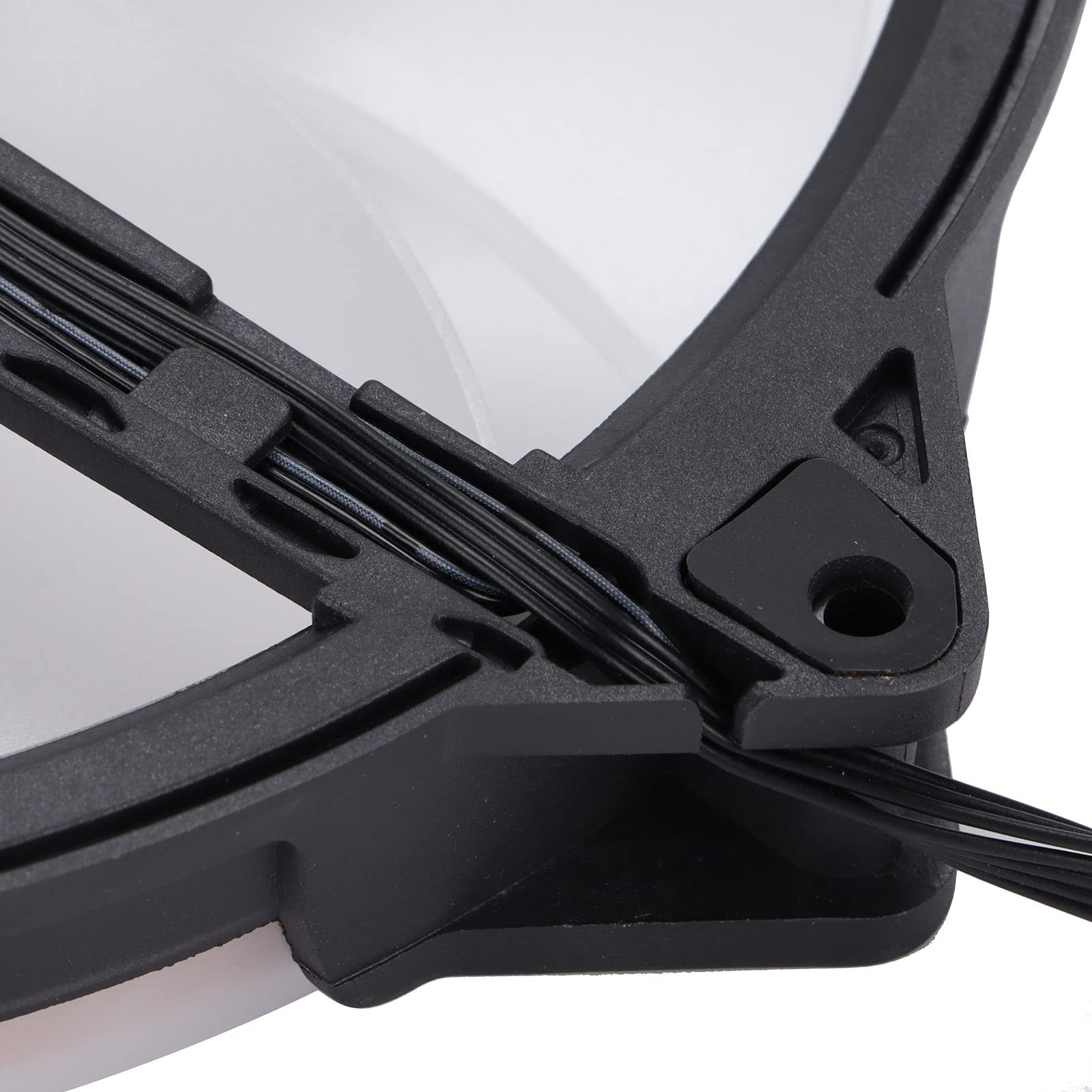 Ventole per Case, 200 Mm Grandi Cuscinetti Idraulici Ventole Volume D'aria ARGB Effetto Luce Silenzioso a Basso Rumore 4PIN PWM+5V ARGB Clicca per Collegare Ventola per Case del Computer 12V