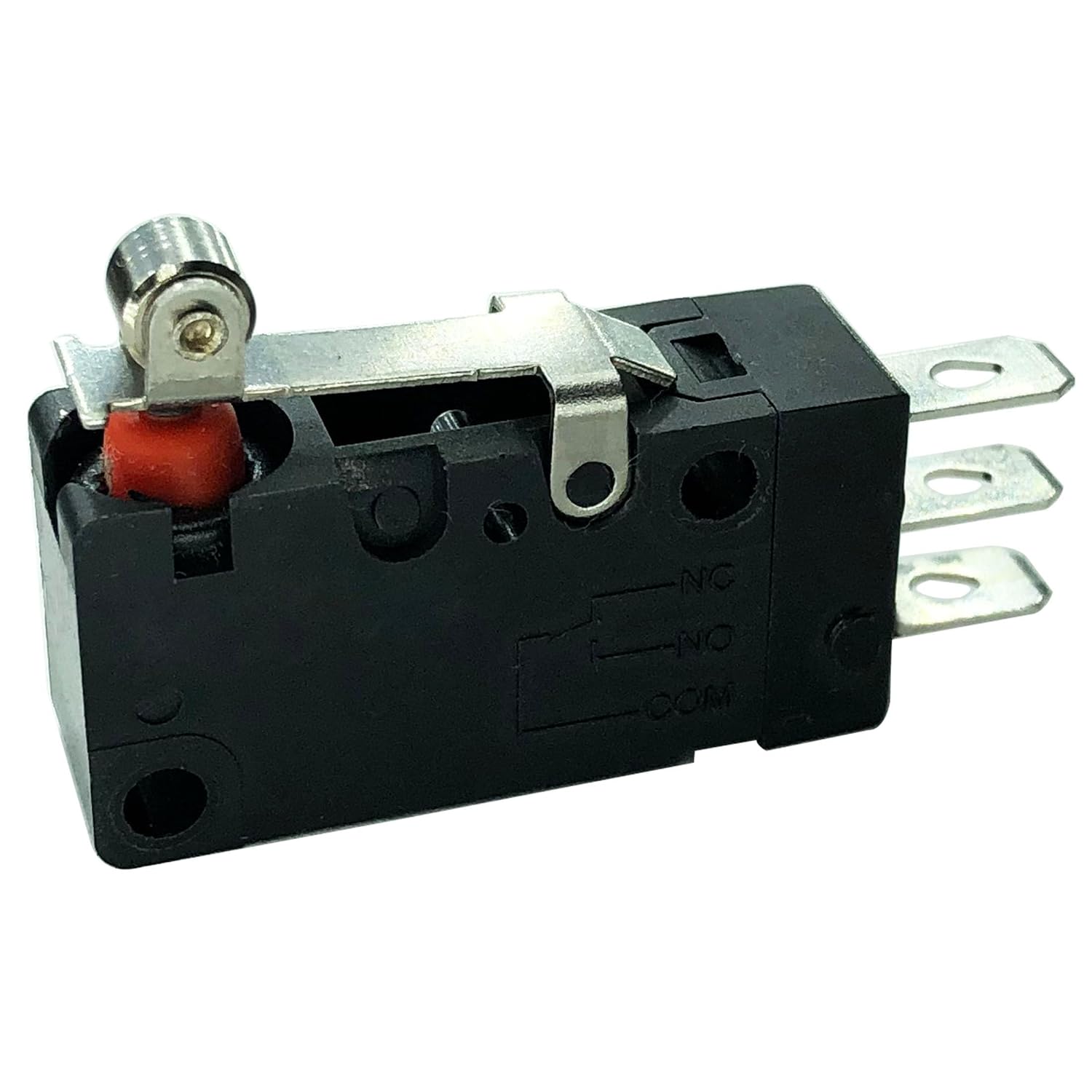 Snap Action Switch with Short Hinge Roller Lever by DTAIR Replacement for Omron D2VW-5L2A-1HS Microswitch 5A 250V 30VDC(SPDT)
