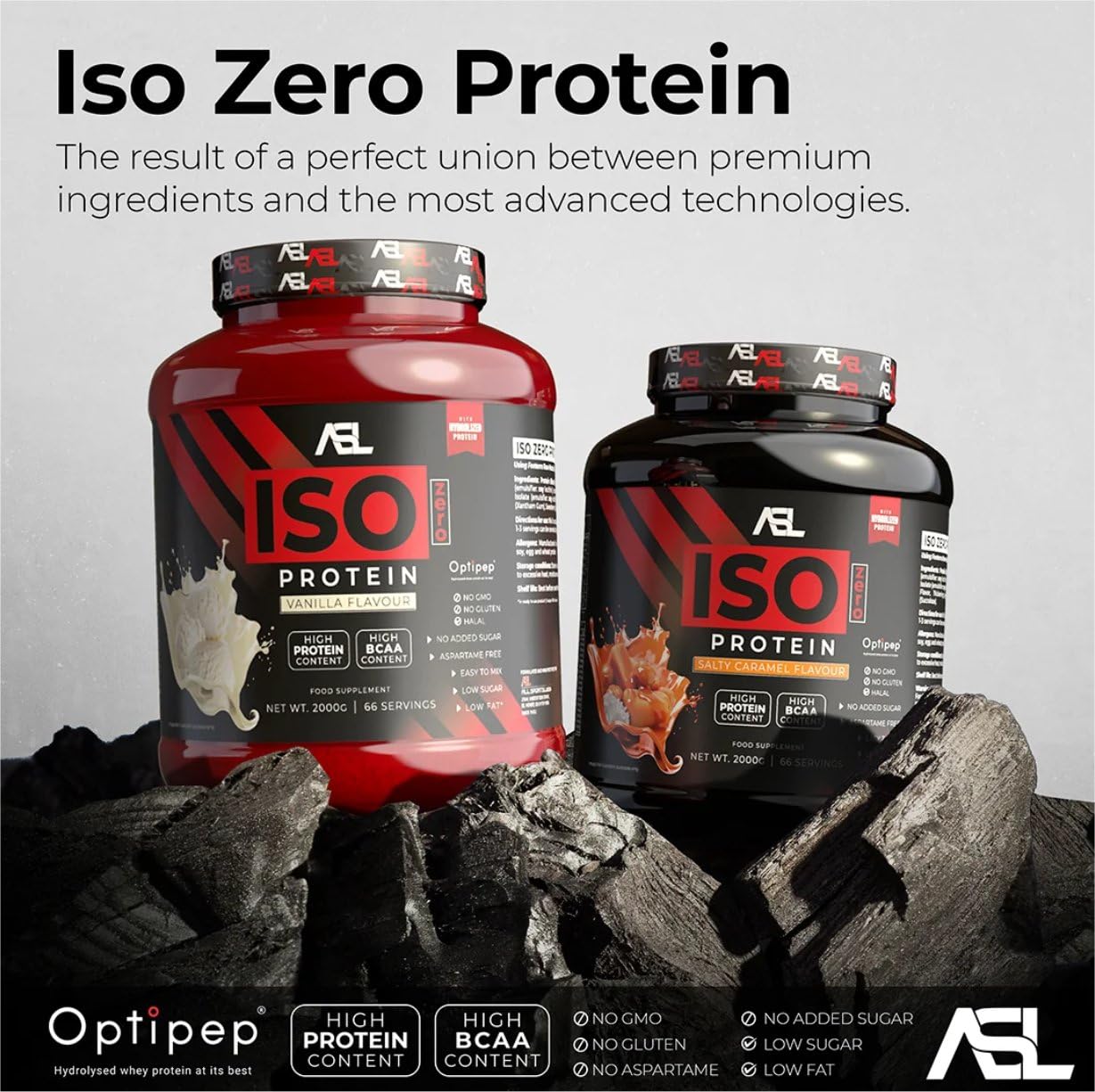 All sports lab Iso Zero Protéine Chocolat 2 kg