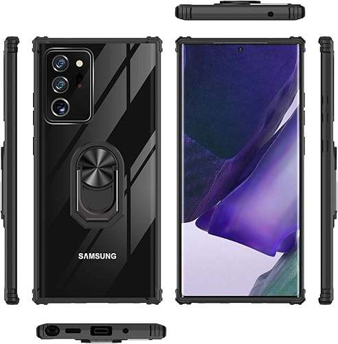 Miniatura 9 de Funda con función atril para Samsung Galaxy Note 20 Ultra, funda transparente de protección contra caídas para Galaxy Note 20 Ultra, carcasa delgada