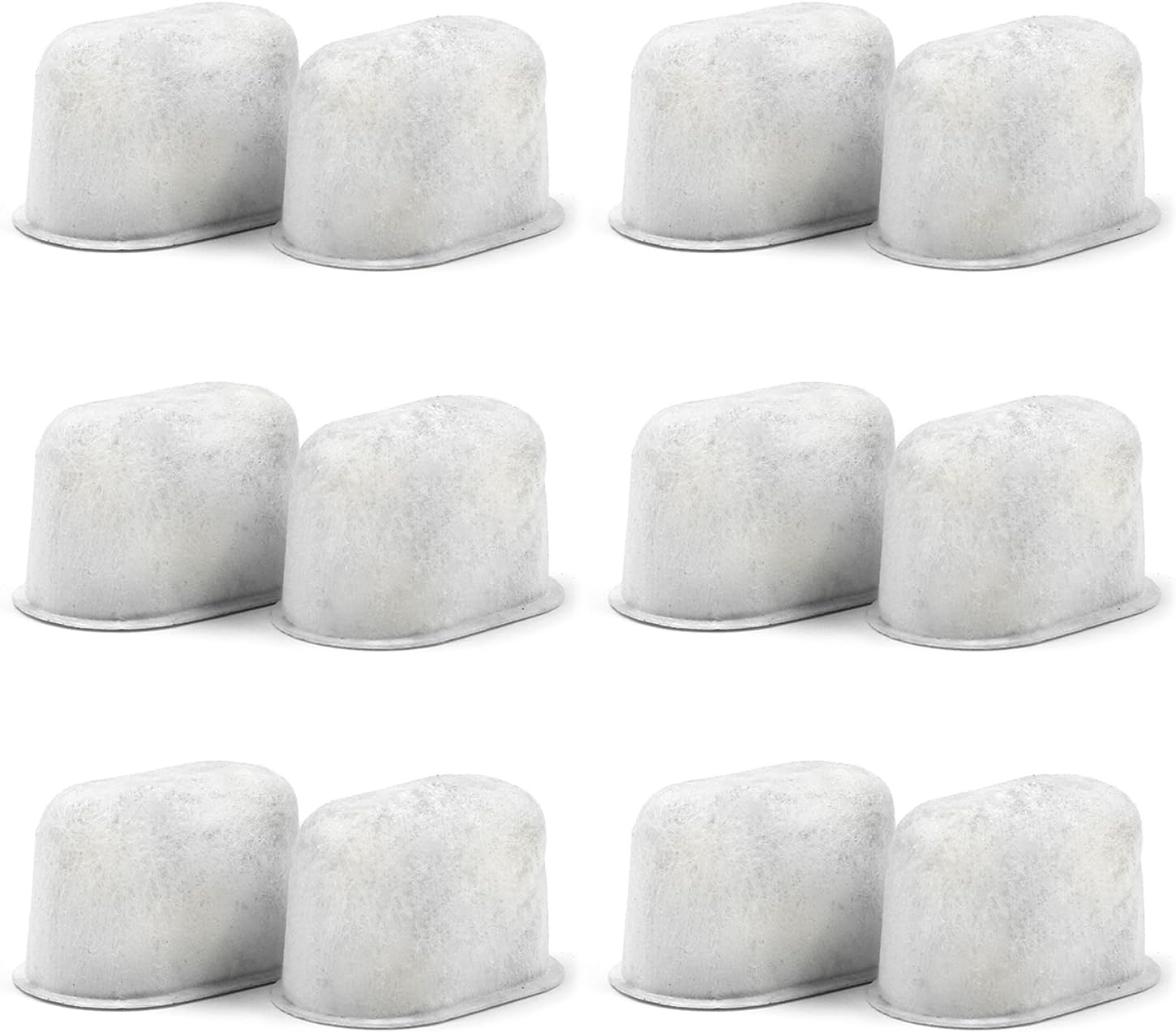 Possiave Mixed Charcoal and Resin Water Filters Replacements (7 : 3) Fits Keurig 2.0 Models - Easy to Replace - Removes Chlorine, odors, and others impurities from Water - Pack of 12