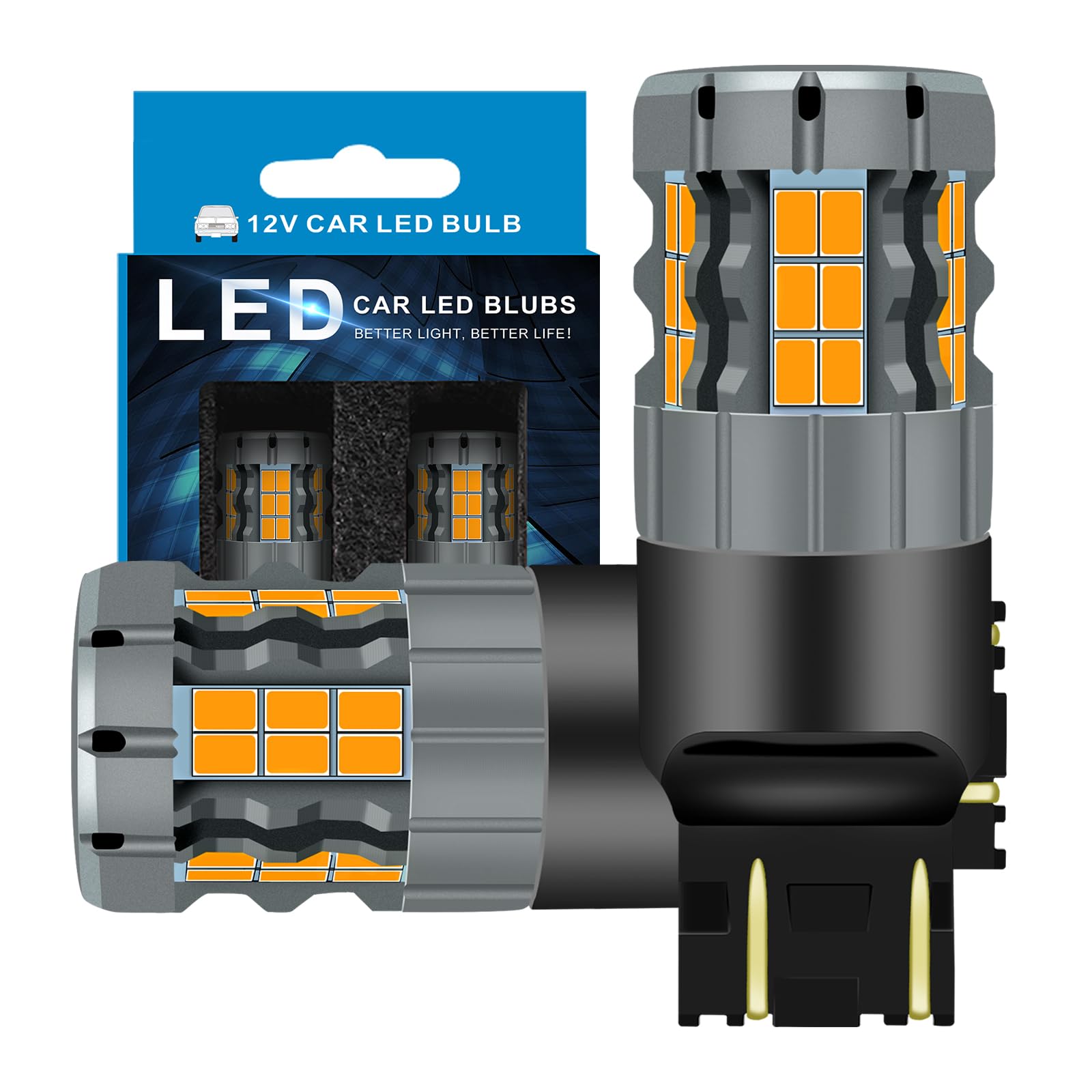 Amazon.com: Zyvirexa 7443 LED Turn Signal Bulbs Compatible For