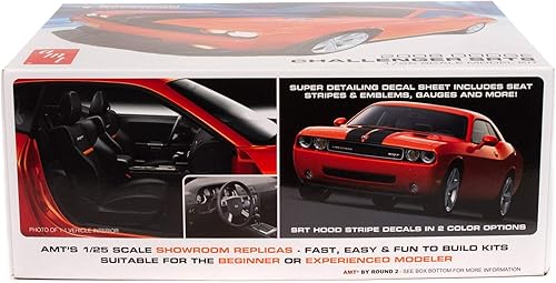 Miniatura 4 de AMT 2008 Dodge Challenger SRT8 Kit de modelo a escala 125 (AMT1075)