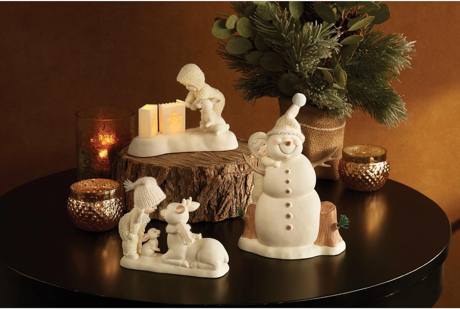 Department 56 Snowbabies Woodland Wonder Deer Friends Figurine, 3.94 Inch, Multicolor