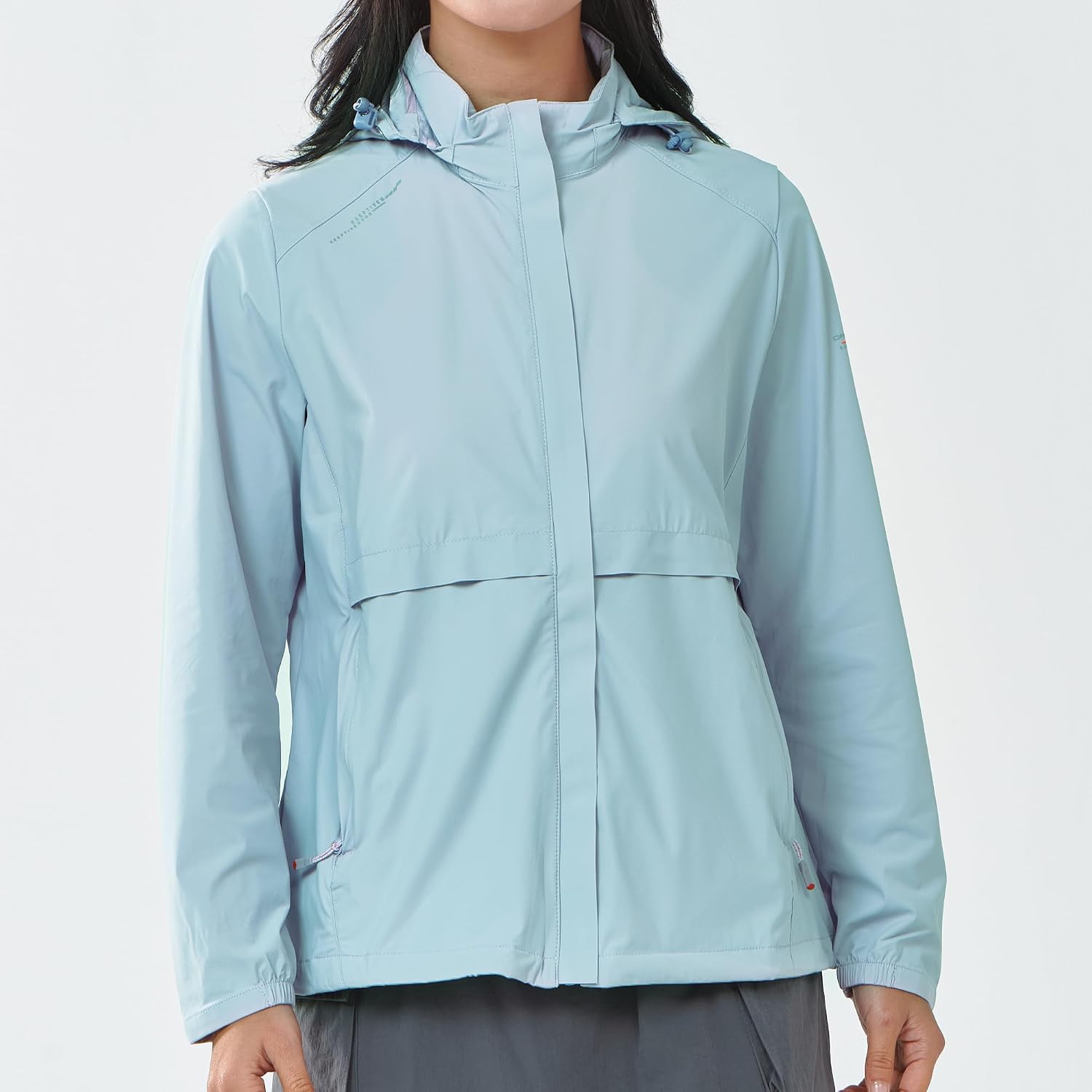 Women's Sports Hoodie Long Sleeve UV Protection UPF50+ Lightweight Breathable Adjustable Jacket