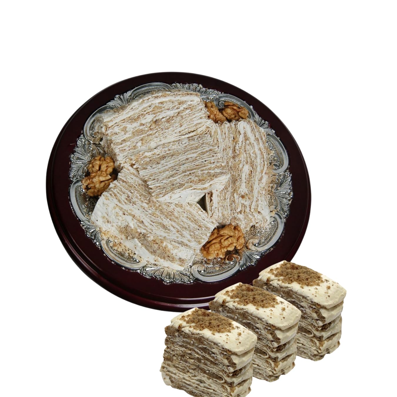 Walnut Leaf Halva, Turkish Halva, 35.27 oz, (Pack of 3)