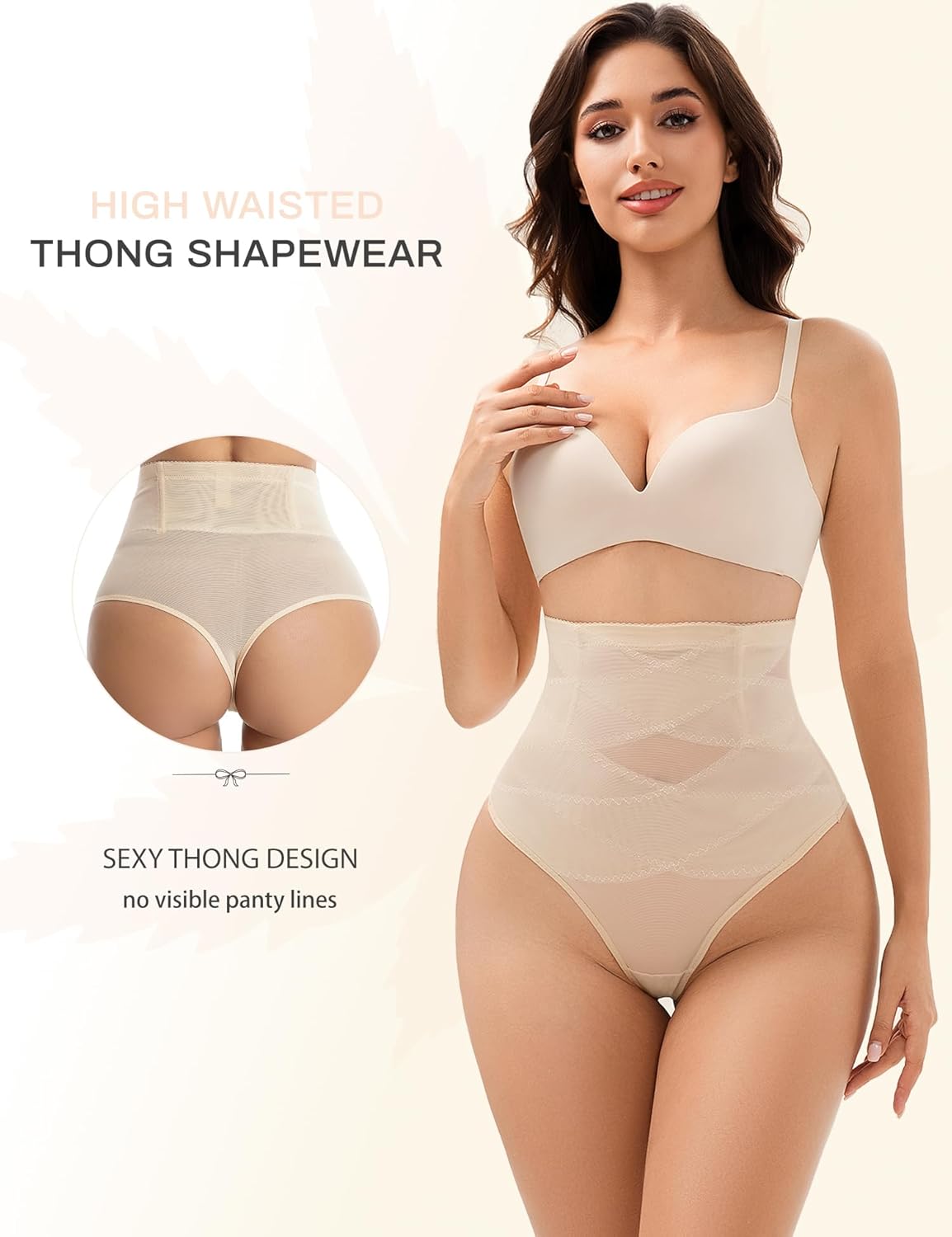 JulyGirl Thong Shapewear Tummy Control,Girdle for Women Tummy Control,Women's Shapewear Control Panties - Image 3