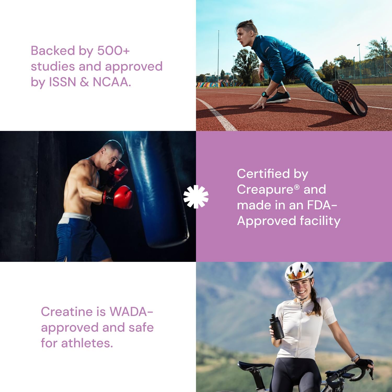 Create Single Serve Creatine Monohydrate Powder – 5g Creapure Creatine | Redefining Strength, Energy & Recovery | Sugar-Free, Vegan, Non-GMO | Mixed Berry | 30 Portable Packets - Image 9