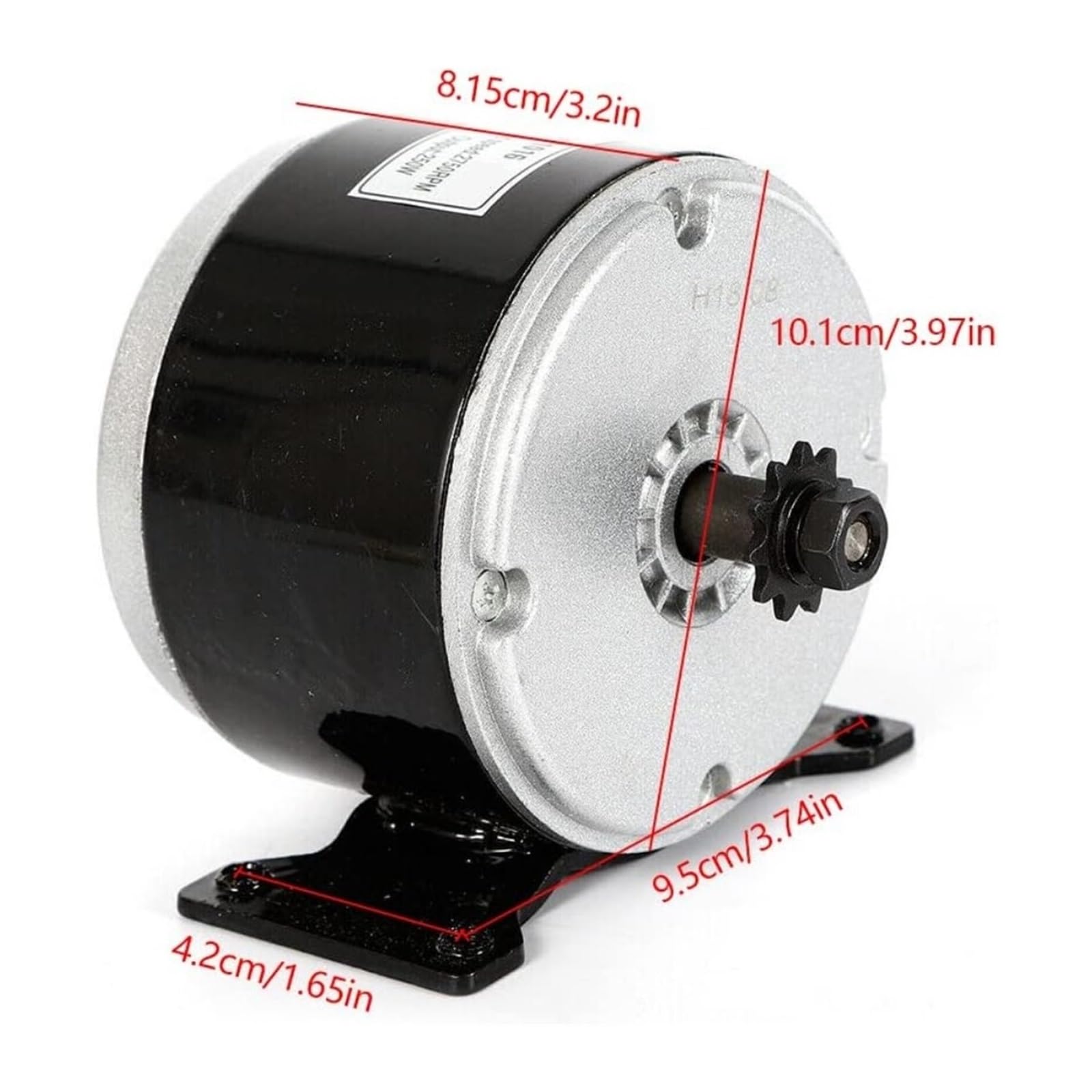 24 V 250 W DC Silnik Szczotkowy Z Magnesem Trwałym Szybki Elektryczny 2750 Obr./min Do Rowerów Elektrycznych Konstrukcja Szczotki Węglowej Szybka Wydajność