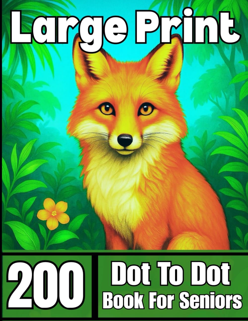 200 Large Print Dot-to-Dot Book for Seniors: Easy & Relaxing Connect-the-Dots Puzzles for Adults | Large Print | Stress Relief & Brain Exercise