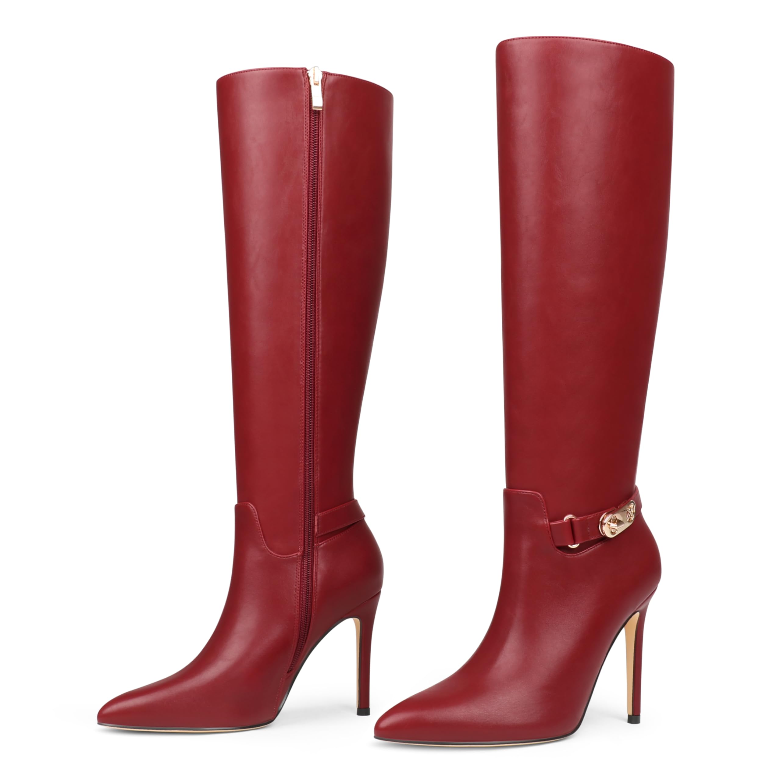 COLETER Pointed Toe Stiletto Boots