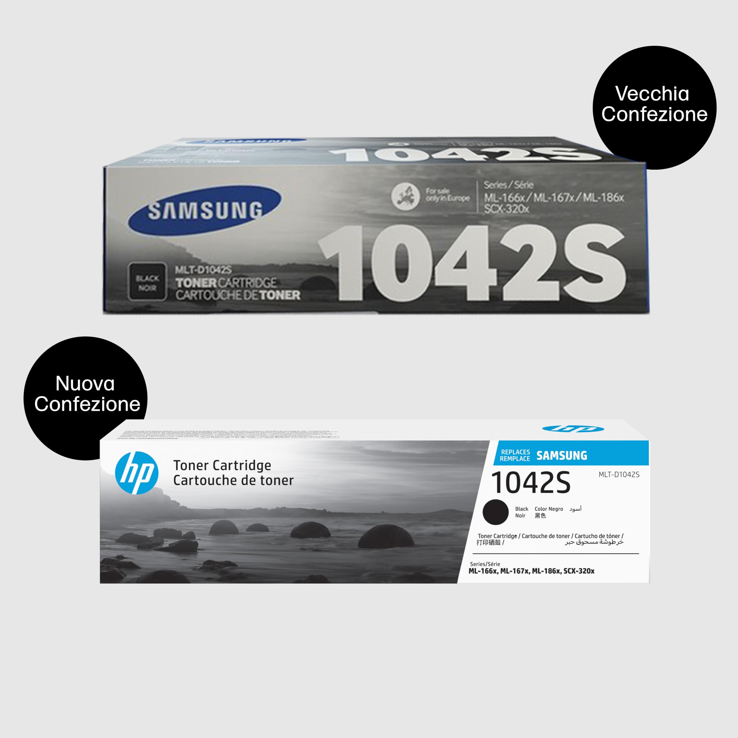 Samsung D1042S SU737A, Cartuccia Toner Originale Alta Capacità da 1500 Pagine, Compatibile con le Stampanti Laser Serie ML-166x, 167x, 186x, SCX-320x, Nero