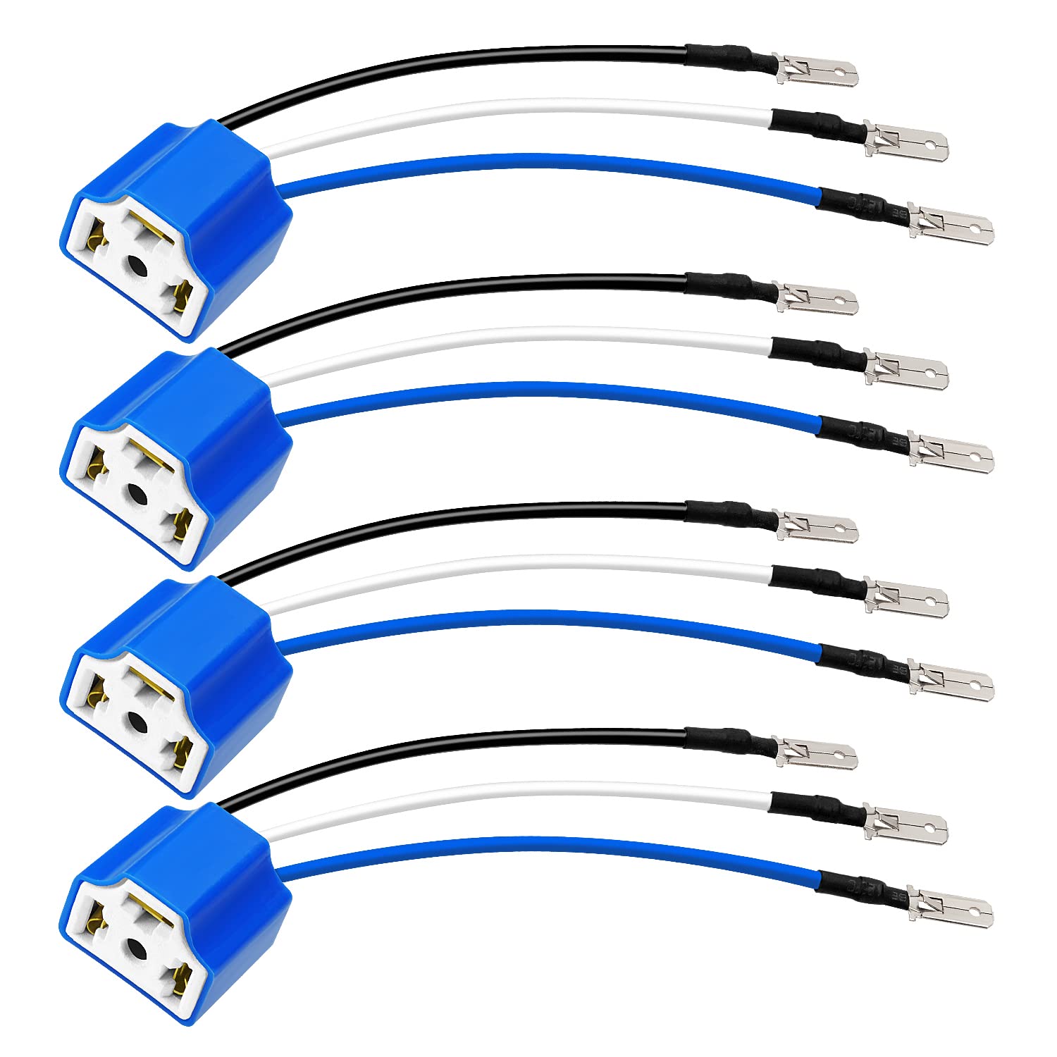 TrAdE Shop Traesio - 2pz Presa Connettore In Ceramica Femmina Cablaggio Faro Portalampada H4 9003 Hb2 65899546 - Foto 7