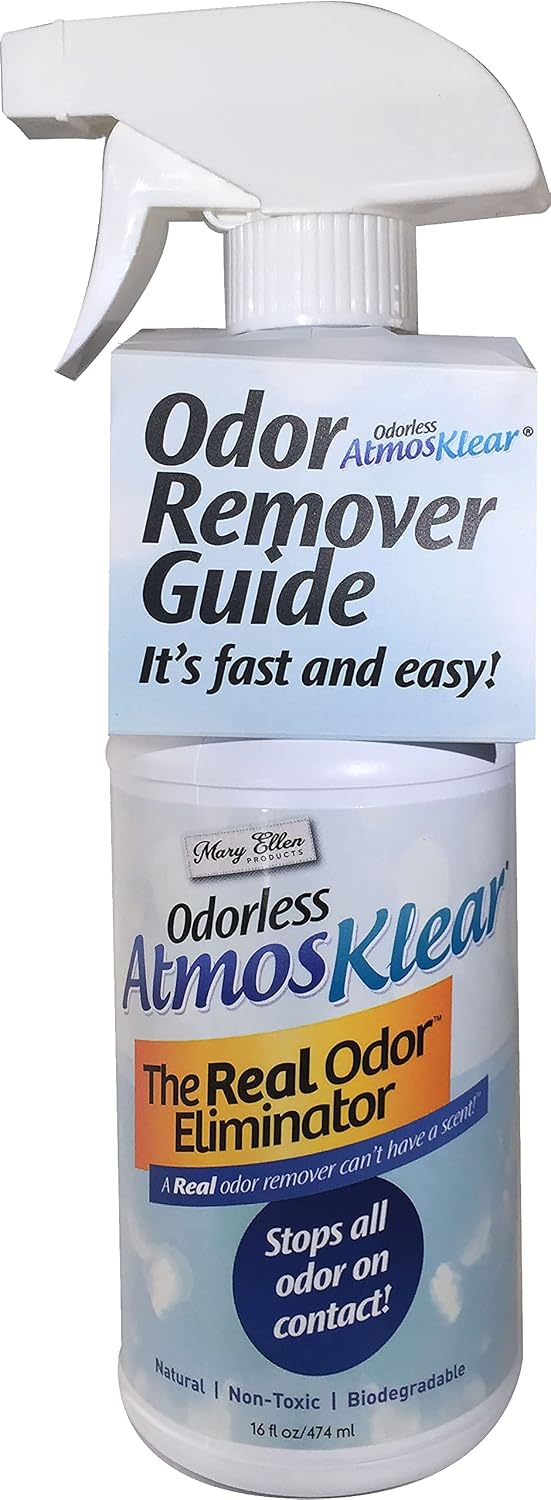 Mary Ellen Products Atmosklear Odor Eliminator, 16-Ounce (30016),Clear