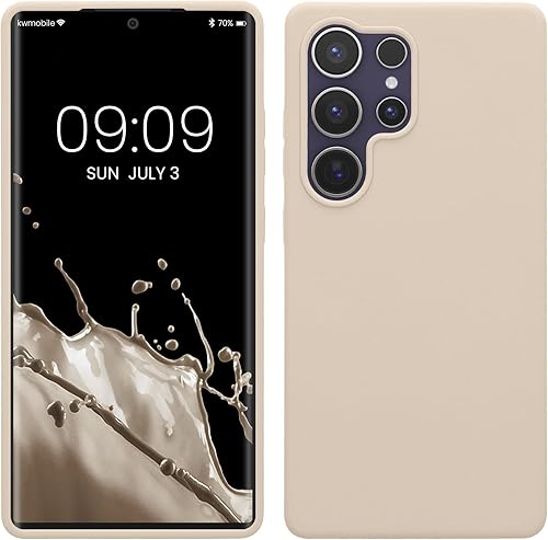 Miniatura 175 de kwmobile Funda Compatible con Samsung Galaxy S22 - Funda de teléfono de silicona TPU con acabado suave - Rojo Ruibarbo Piedra antigua,Azul