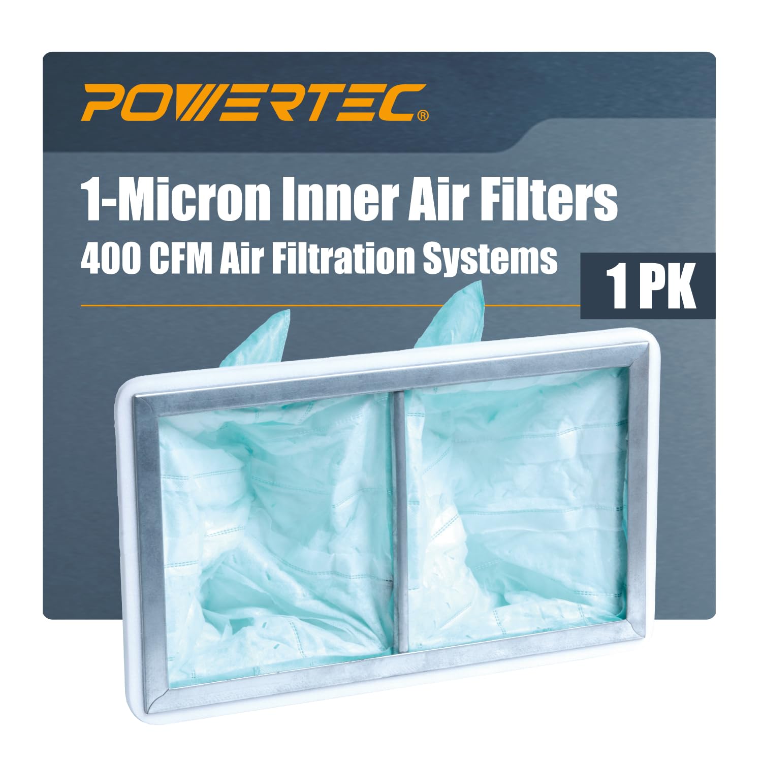 POWERTEC 75006 Inner Filter for POWERTEC AF4000 Air Filtration System
