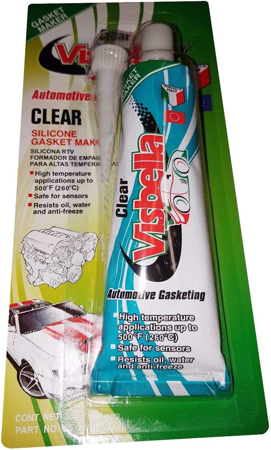 UTP Clear RTV High Temp Oven Door Seal Gasket Silicone Glass Sealant