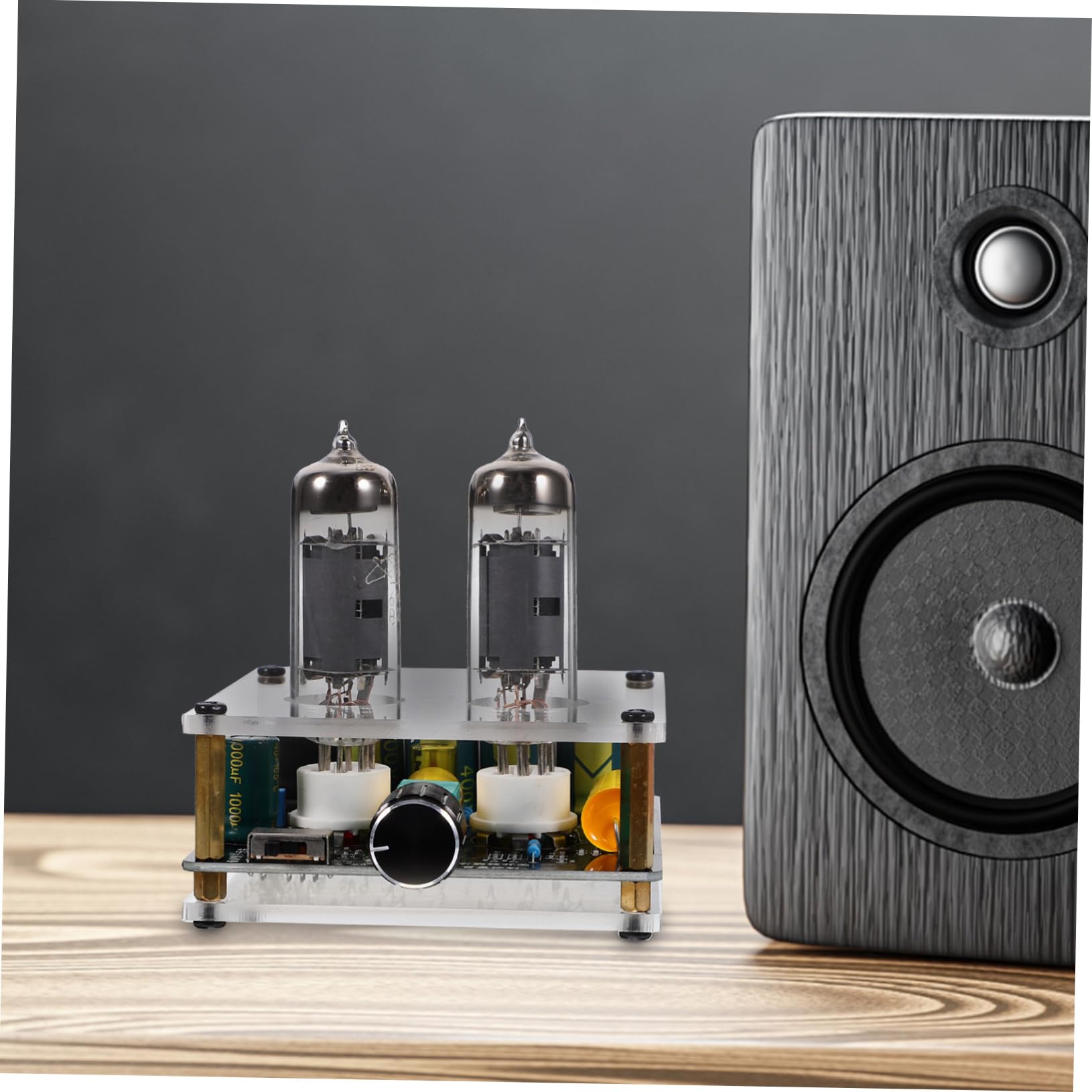SECFOU Preamplificatore Valvolare per Giradischi, Home Theater Fai da Te