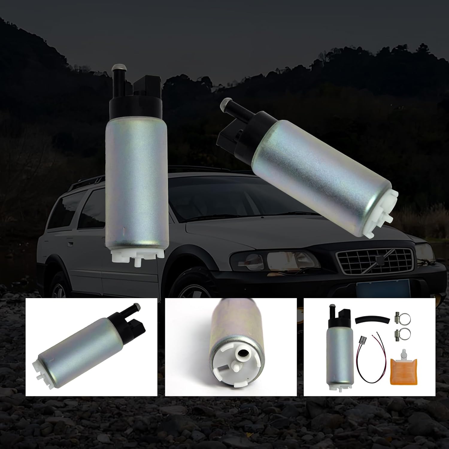 Fuel Pump Compatible with GMC Syclone 1991 320 LPH In-Tank | W/Universal Set Up Kit (9-301-1000)