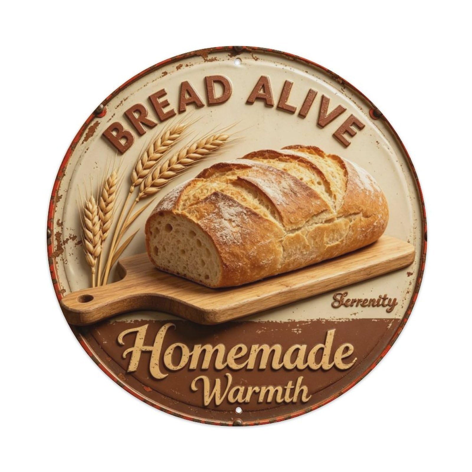 Homemade Warmth Metal Tin Sign Plaque