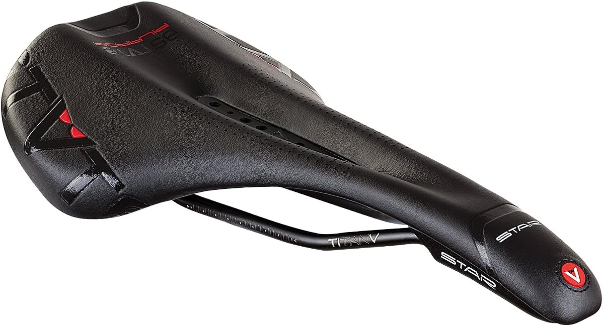 Astute Star Line Unisex Pilarga VT Road Bike Saddle – Black/Black, One Size
