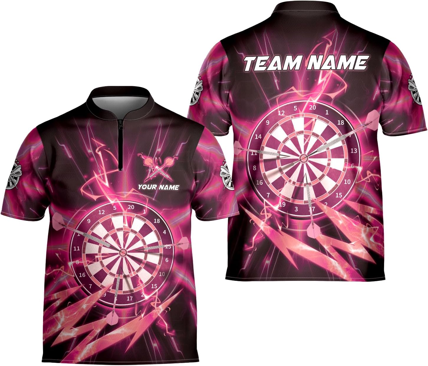 Custom Dart Jerseys Shirts for Men Women Funny Teams Darts 3D Jersey Dart Board Costume Player Gifts Dartboard Shirt