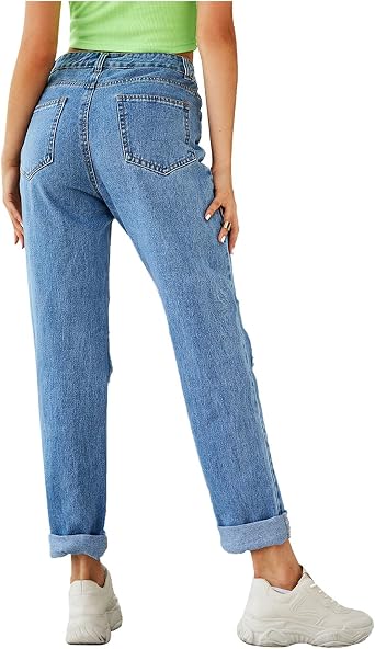 Gradient Slim Casual Jeans at Amazon 