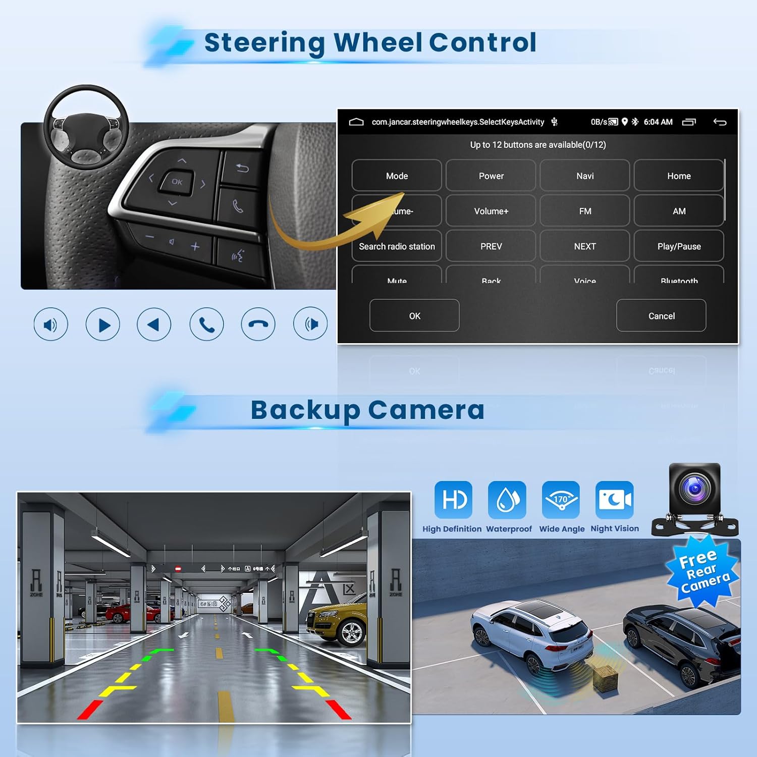 2+64G Android 15 CarPlay Car Stereo Radio for Mazda MX-5 Miata 2009-2015, 9'' HD Touch Screen Compatible with Android Auto, AHD Backup Camera, Mirror Link, GPS, WiFi, FM RDS