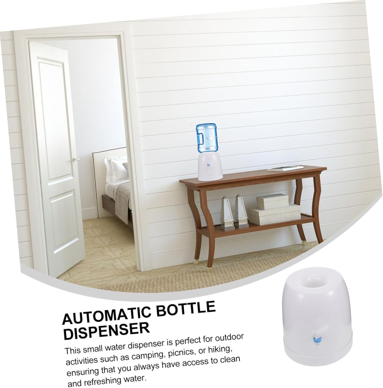 Mini Water Dispenser Office Water Dispenser for Makeup Small Bucket Handle