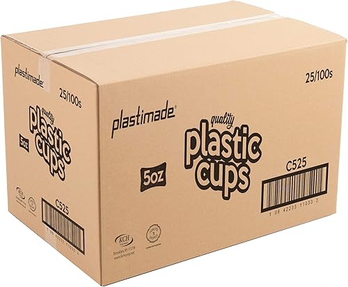 Miniatura 9 de Plastimade 400 unidades Vasos desechables de plástico transparente de 5 onzas para el hogar, oficina, boda, eventos, fiestas, comida para llevar,