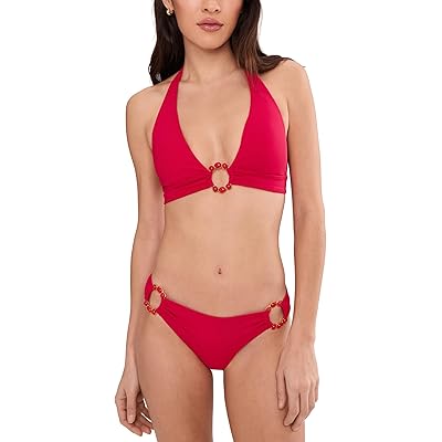 Купальник BECCA Marble Canyon Mira Ring Front Halter Top