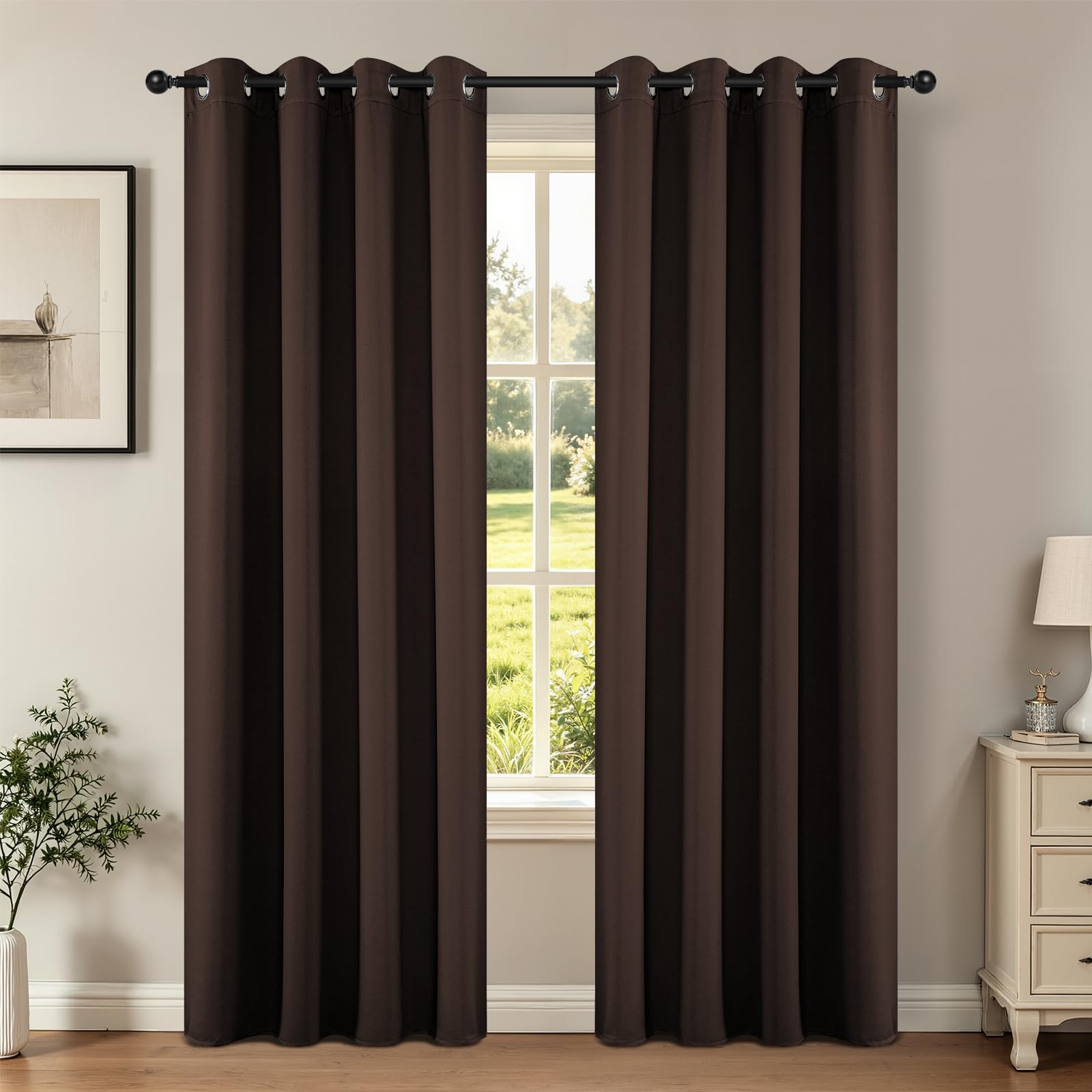 Joydeco Blackout Curtains 84 Inch