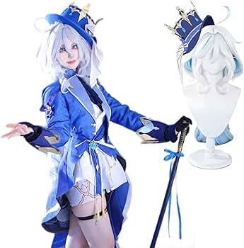 Amazon.co.jp: [NOKIJP] 原神 コスプレ フリーナ コスプレ衣装 不休の