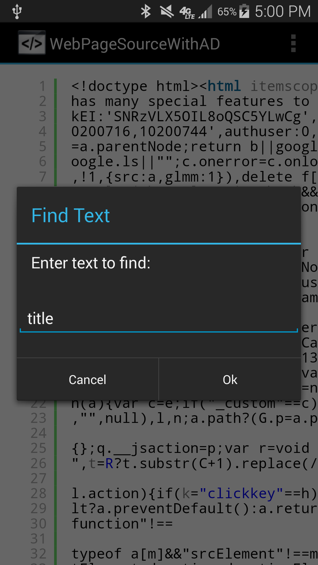 View Web Page Source - App on Amazon Appstore