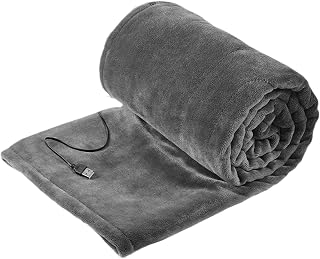 Generico USB Heated Blanket, Electric Heated Shawl Wrap, Heated Lap Blanket, Electric Heat Radiation, USB Heating Plate for Camping, Outdoor Electric Blanket, Car Charger, Heated Film,
