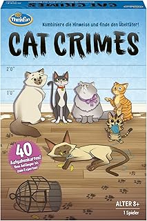 ThinkFun 76366 - Cat Crimes™ - Das flauschige und freche Kombinations- und Deduktionsspiel