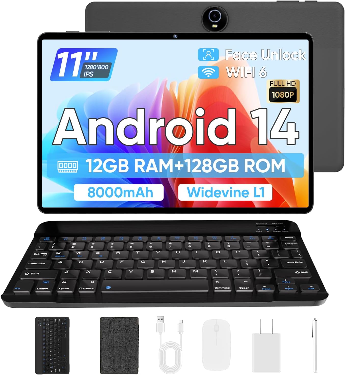 2025 Upgraded Android 14 Tablet
